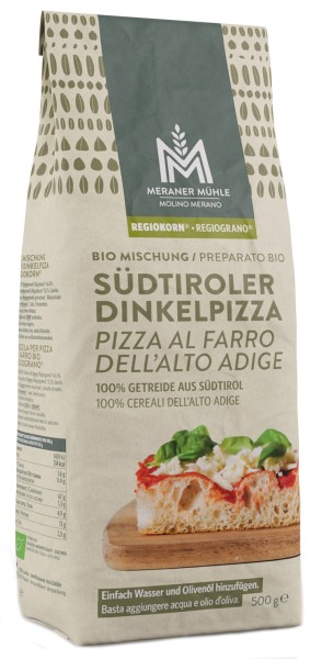 Miscela per pizza al farro Regiograno Bio - 500g - Meraner Mühle